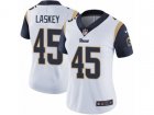Women Nike Los Angeles Rams #45 Zach Laskey Vapor Untouchable Limited White NFL Jersey