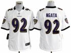 Nike baltimore ravens #92 ngata white Game Jerseys