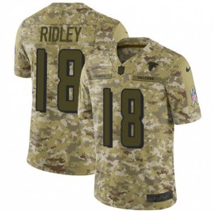 Mens Nike Atlanta Falcons #18 Calvin Ridley Limited Camo 2018 Salute to Service NFL Jersey