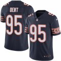 Mens Nike Chicago Bears #95 Richard Dent Limited Navy Blue Rush NFL Jersey