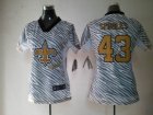 Nike Women New Orleans Saints #43 sproles jerseys[fem fan zebra]