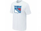 NHL New York Rangers Big & Tall Logo White T-Shirt