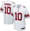 Nike nfl New York Giants #10 Eli Manning white game jersey