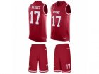 Mens Nike San Francisco 49ers #17 Jeremy Kerley Limited Red Tank Top Suit NFL Jersey