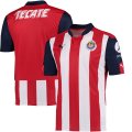 16-17 Mexico Club Deportivo Chivas Guadalajara BLANK Home Red White Stripes Soccer Jerseys 2016 REYNA Thai Quality Football Shirts Size S-XL