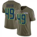 Nike Seahawks #49 Shaquem Griffin Olive Salute To Service Limited Jersey