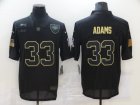 Nike Jets #33 Jamal Adams Black 2020 Salute To Service Limited Jersey
