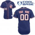 Customized Washington Nationals Jersey Blue Cool Base Baseball