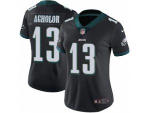 Women Nike Philadelphia Eagles #13 Nelson Agholor Vapor Untouchable Limited Black Alternate NFL Jersey