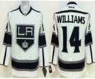 Youth nhl jerseys los angeles kings #14 williams white