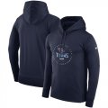 Tennessee Titans Nike Sideline Property Of Wordmark Logo Performance Pullover