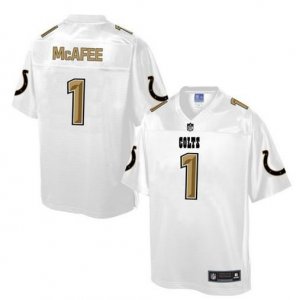 Nike Indianapolis Colts #1 Pat McAfee White Men NFL Pro Line Fashion Game Jersey