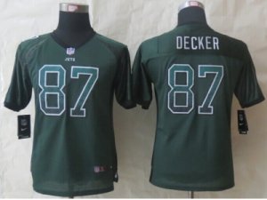 Youth 2014 New Nike New York Jets #87 Decker green Jerseys(Drift Fashion)