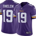 Nike Vikings #19 Adam Thielen Purple 100th Season Vapor Untouchable Limited