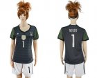 Womens Germany #1 Neuer Away Soccer Country Jersey