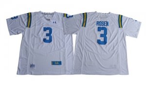 UCLA Bruins #3 Josh Rosen White College Football Jersey