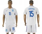 Greece #15 Torosidis Home Soccer Country Jersey