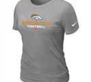 Women Danver Broncos light Grey T-Shirt