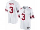 Mens Nike New York Giants #3 Geno Smith Limited White NFL Jersey