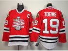 NHL chicago blackhawks #19 toews red[new 2013 Stanley cup champions][patch C]