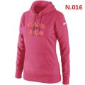 Women NEW Tampa Bay Buccaneers Heart & Soul Pullover Hoodie pink