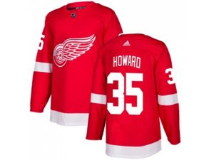 Youth Adidas Detroit Red Wings #35 Jimmy Howard Red Home Authentic Stitched NHL Jersey