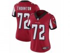 Women Nike Atlanta Falcons #72 Hugh Thornton Vapor Untouchable Limited Red Team Color NFL Jersey