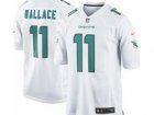 Nike NFL Miami Dolphins #11 Mike Wallace white Jerseys(Game)