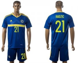 Bosnia Herzegovina #21 Hardzic Home Soccer Country Jersey