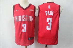 Rockets #3 Chris Paul Red 2018-19 Earned Edition Nike Swingman Jersey