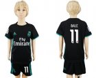 2017-18 Real Madrid 11 BALE Away Youth Soccer Jersey