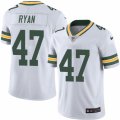 Mens Nike Green Bay Packers #47 Jake Ryan Limited White Rush NFL Jersey