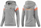 Women Denver Broncos Logo Pullover Hoodie-012