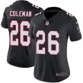 Nike Falcons #26 Tevin Coleman Black Women Vapor Untouchable Limited Jersey