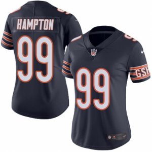 Women\'s Nike Chicago Bears #99 Dan Hampton Limited Navy Blue Rush NFL Jersey