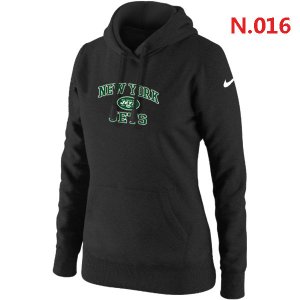 Women New York Jets Heart & Soul Pullover Hoodie black