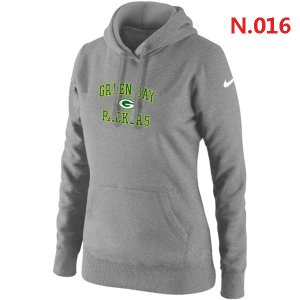 Women Green Bay Packers Logo Pullover Hoodie-4