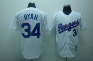 mlb texas rangers #34 ryan m&n white