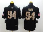 Nike Denver Broncos #94 Ware black Salute to Service Jerseys(Limited)