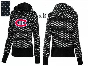 NHL Women Montreal Canadiens Logo Pullover Hoodie 14