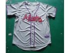 MLB Atlanta Braves blank jerseys gray