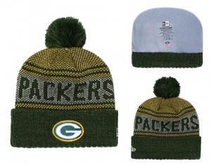 Packers Team Logo Green Pom Knit Hat YD