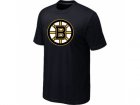 NHL Boston Bruins Big & Tall Logo Black T-Shirt