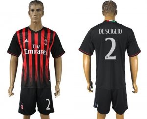 AC Milan #2 DE Sciglio Home Soccer Club Jersey