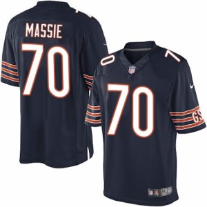 Men\'s Nike Chicago Bears #70 Bobby Massie Limited Navy Blue Team Color NFL Jersey