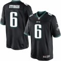 Mens Nike Philadelphia Eagles #6 Caleb Sturgis Limited Black Alternate NFL Jersey