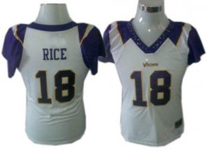 minnesota vikings 18 harvin women field flirt fashion white