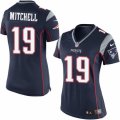 Women's Nike New England Patriots #19 Malcolm Mitchell Limited Navy Blue Team Color NFL Jersey