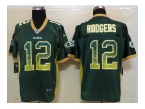 Nike nfl jerseys green bay packers #12 aaron rodgers green[Elite drift fashion]