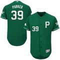 Men's Majestic Pittsburgh Pirates #39 Dave Parker Green Celtic Flexbase Authentic Collection MLB Jersey